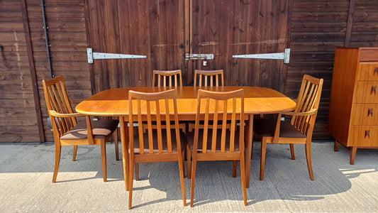 1970s G Plan table and chairs